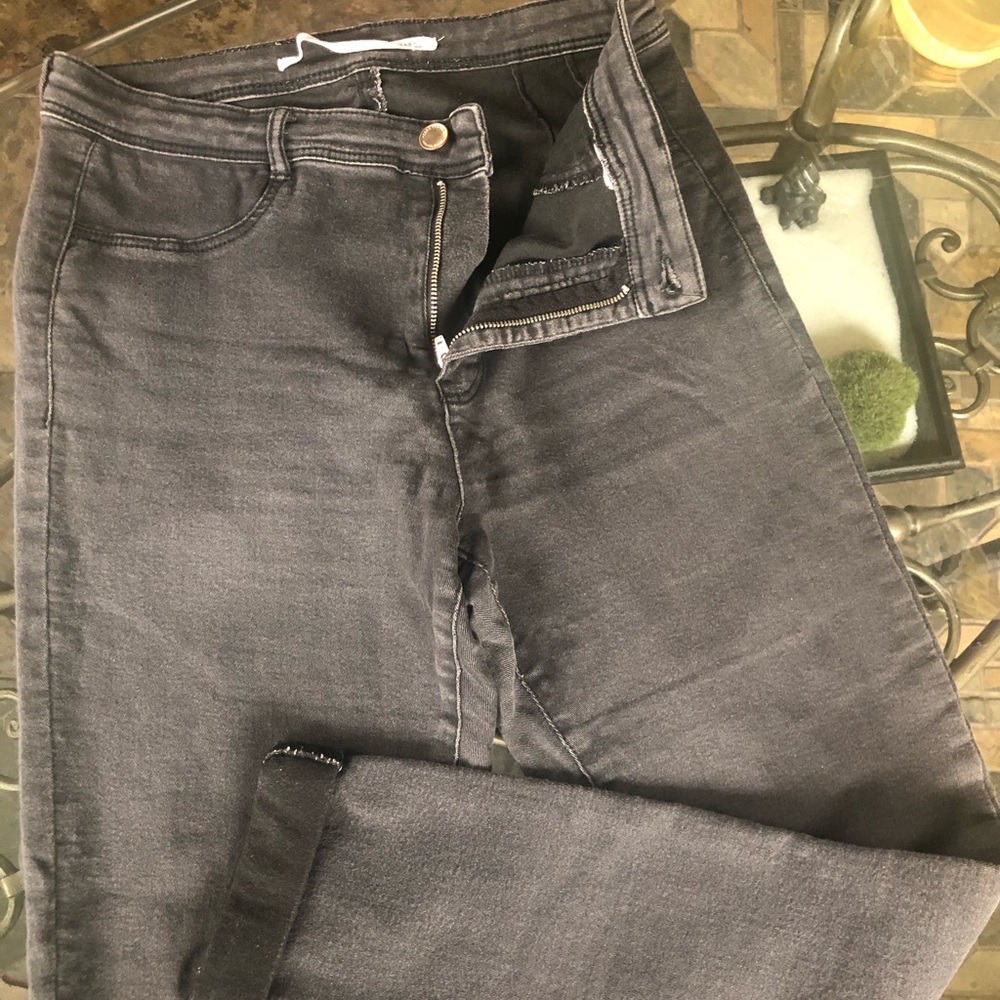 ZARA black skinny jeans.